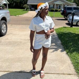 KATE 2PC SHORT SET (WHITE)